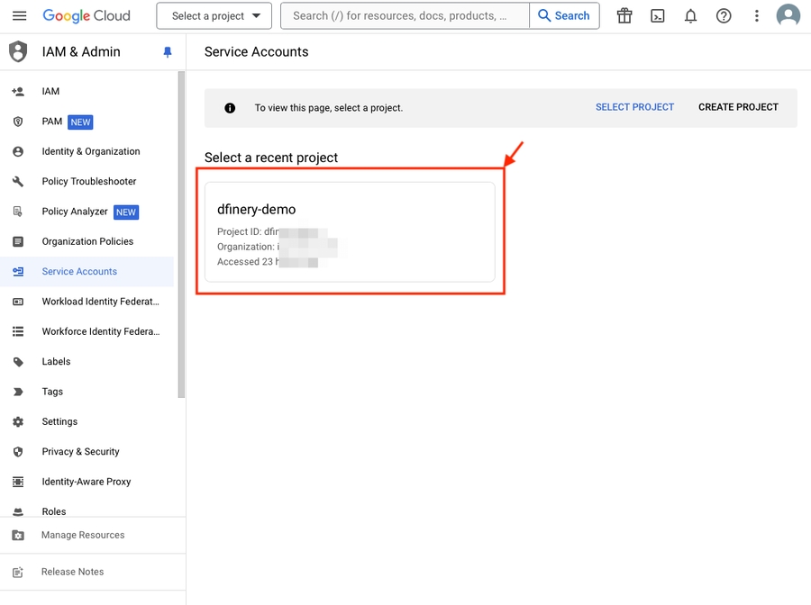 select a recent project